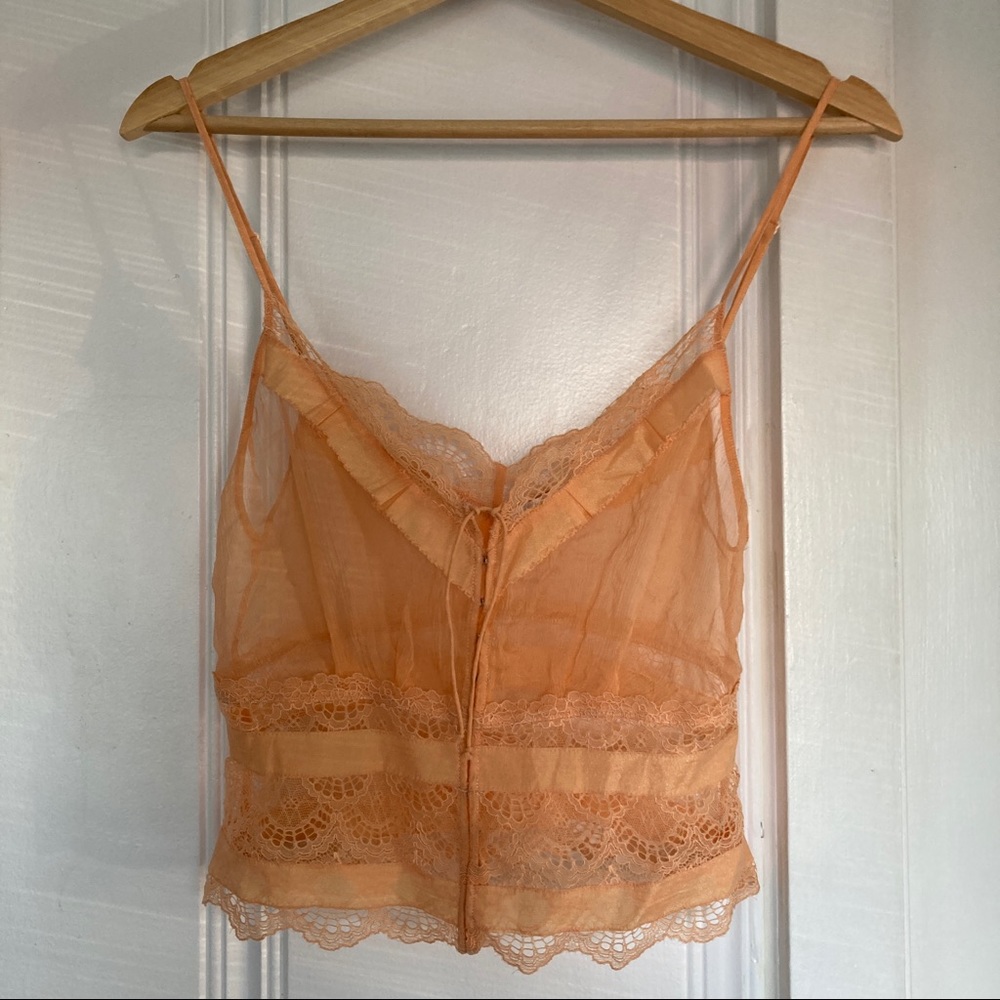 Vintage La Perla Bodice, Sheer, Size 2